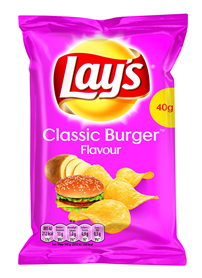 lays classic burger 20x40gr