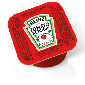 Heinz tomaten ketchup dip pots 100x21ml