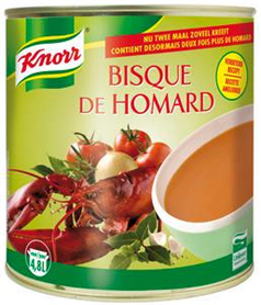Knorr bisque d'homard 2.4kg blik