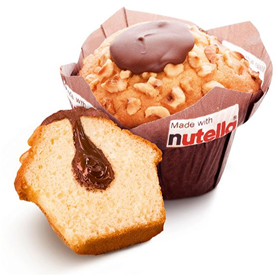 Beldessert Muffin vanille nutella 20x105gr