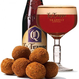 de jong la trappe bitterbal quadrupel 64x30gr