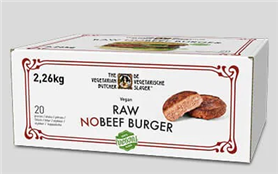 Vegetarian butcher raw nobeef burger 2.26kg