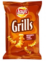 Lay's grills gerookt chips 12x85g