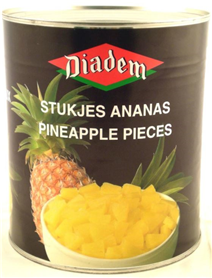 Diadem Ananas tidbits (stukjes) 3l