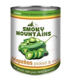 Smoky Mountains sliced jalapenos 2.89kg