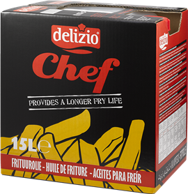 delizio frituurolie chef box 15l
