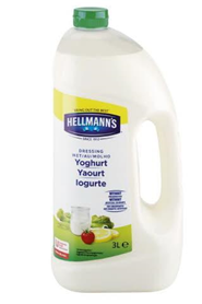 hellmanns dressing yoghurt 3l