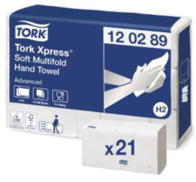 TORK 120289 XPRESS MULTIFOLD HANDTOW 21X180ST (H2)