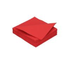 Duni servetten 2-laags rood  24/24 300st (168383)