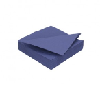 Duni servetten 2-laags donkerblauw 33/33 cm 125st (180383)