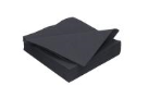 Duni servetten 2-laags zwart 40/40 125st (179000)