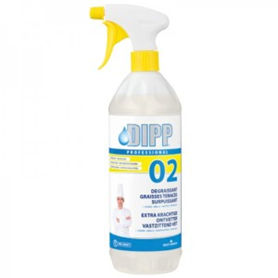 DIPP 02 EXTRA KRACHTIGE ONTVETTER VOEDINGSINDUSTRIE 1L SPRAY