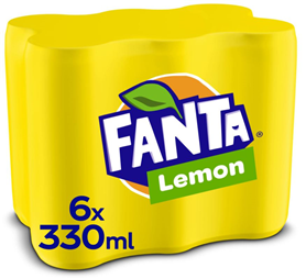 Fanta lemon blik 24X33cl
