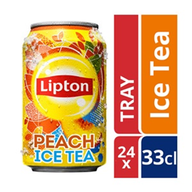 ice tea blik 24x33cl perzik