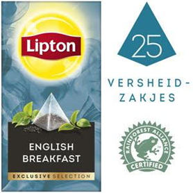 Lipton exclusive selection english breakfast tea 25st