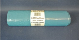 Vuilniszakken 240l 100x125cm 10st blauw (65/20 t70)